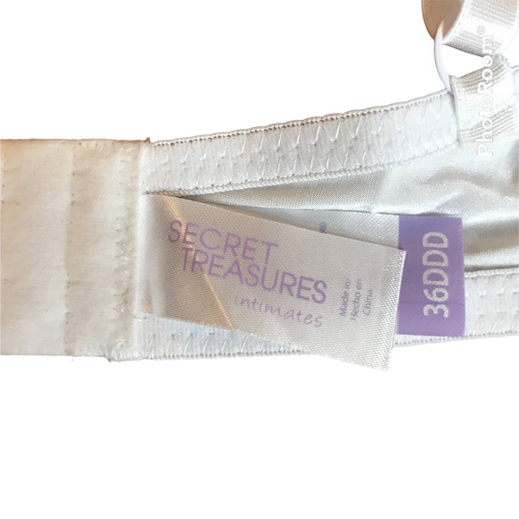 SECRET TREASURES full Coverage Underwire Cream Bra, size 36DDD - Picture 5 of 6